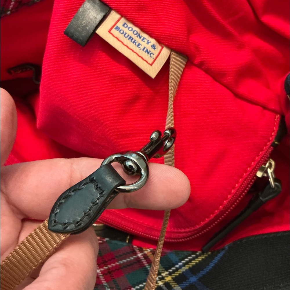 DOONEY & BOURKE, Women's Tartan Victoria Leather Tote Bag - Picture 15 of 16